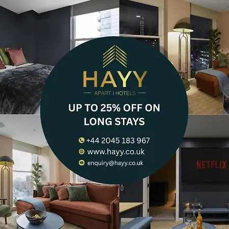 Hayy Luxury 2 Bed In Centre Apartament *